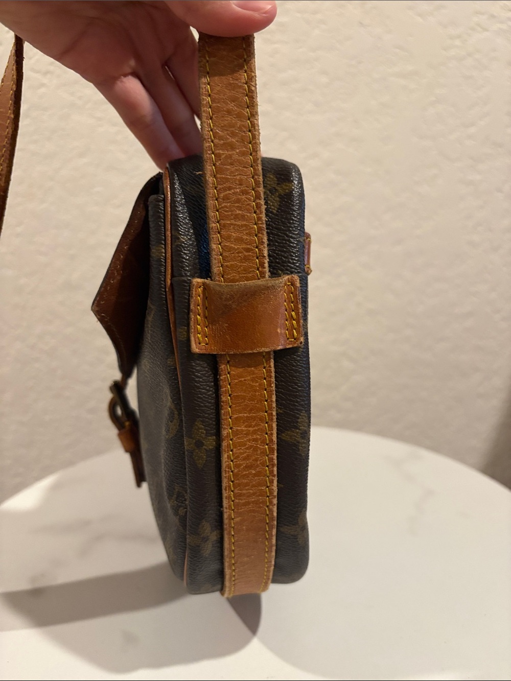 Louis Vuitton MI881 Jeunefille GM MM Brown Monogram LV Crossbody Bag - Picture 5 of 15